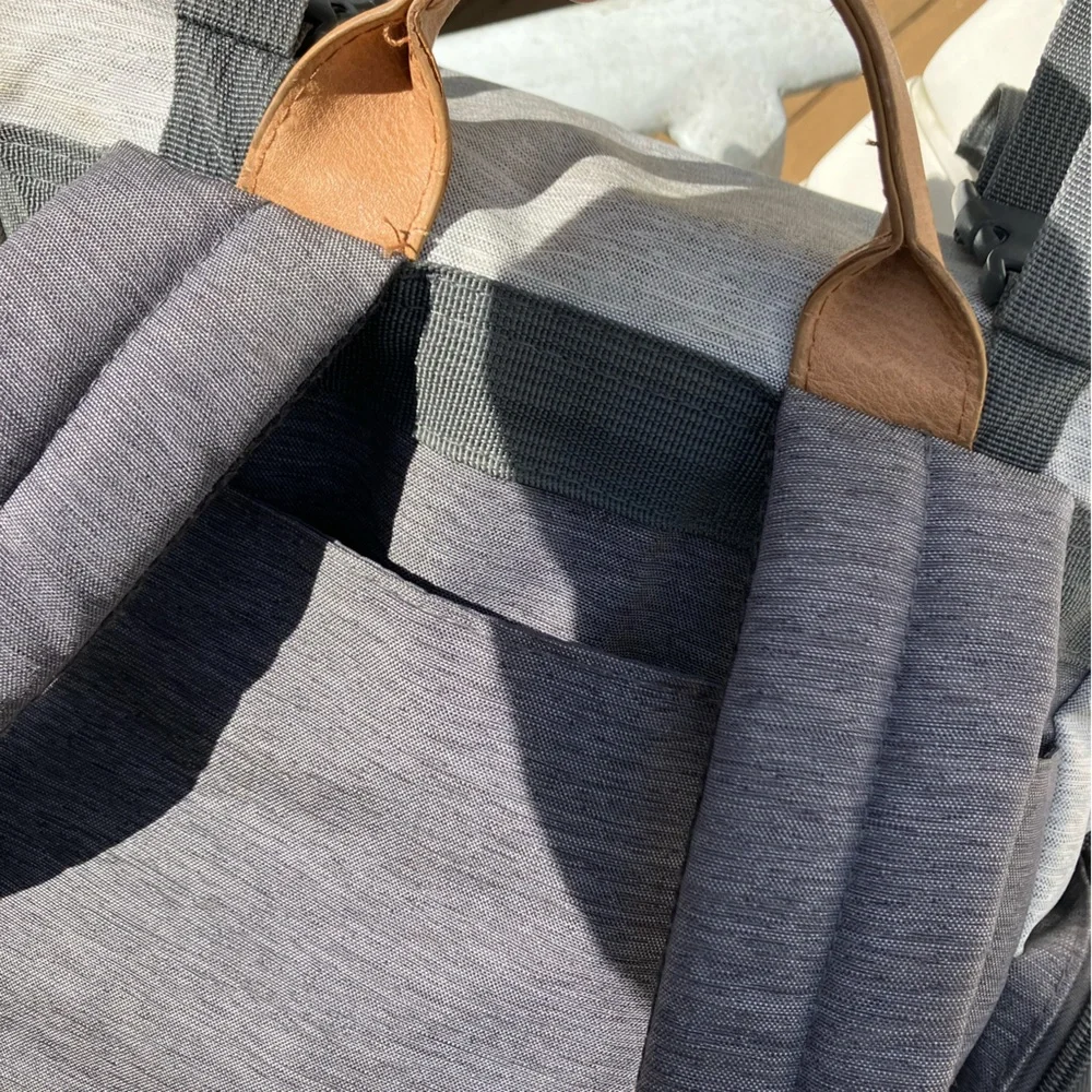 Eddie Bauer Cascade Backpack Diaper Bag. First Adventure.Stroller/shlder straps.